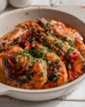 BBQ Prawns with chilli lemon and garlic