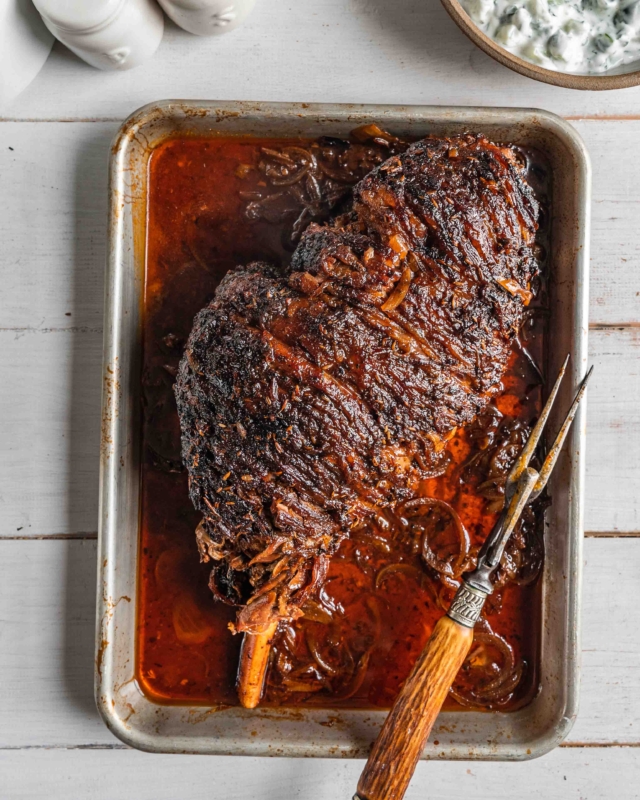 Special Occasion Slow Roasted Lamb by Chef Jess Bunn