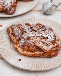 Peanut butter and bacon croissant