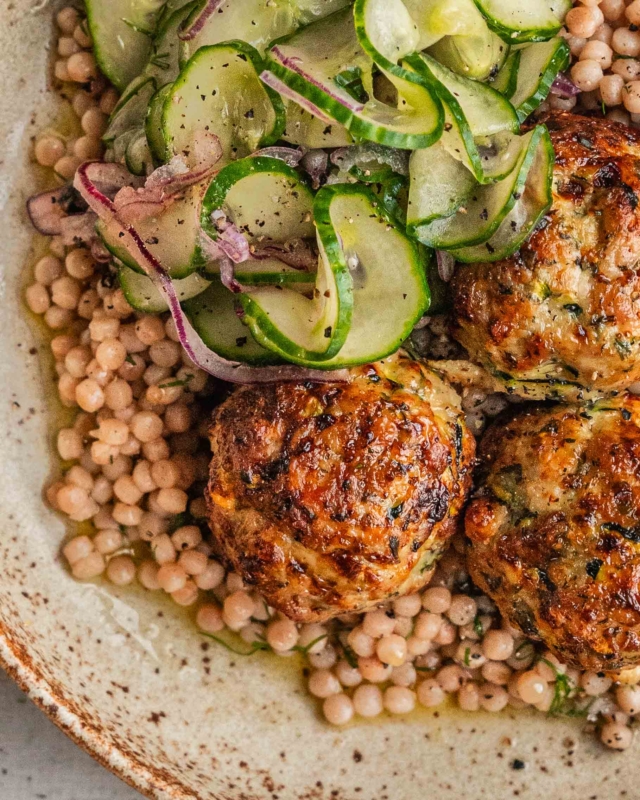Herby Greek Chicken Meatballs