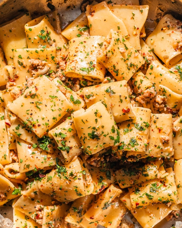 Saucy Sausage and Lemon Pasta (Sausage al Lemone)