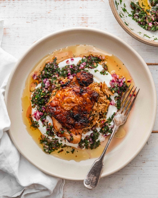 Creamy Yogurt and Cheats Chimichurri