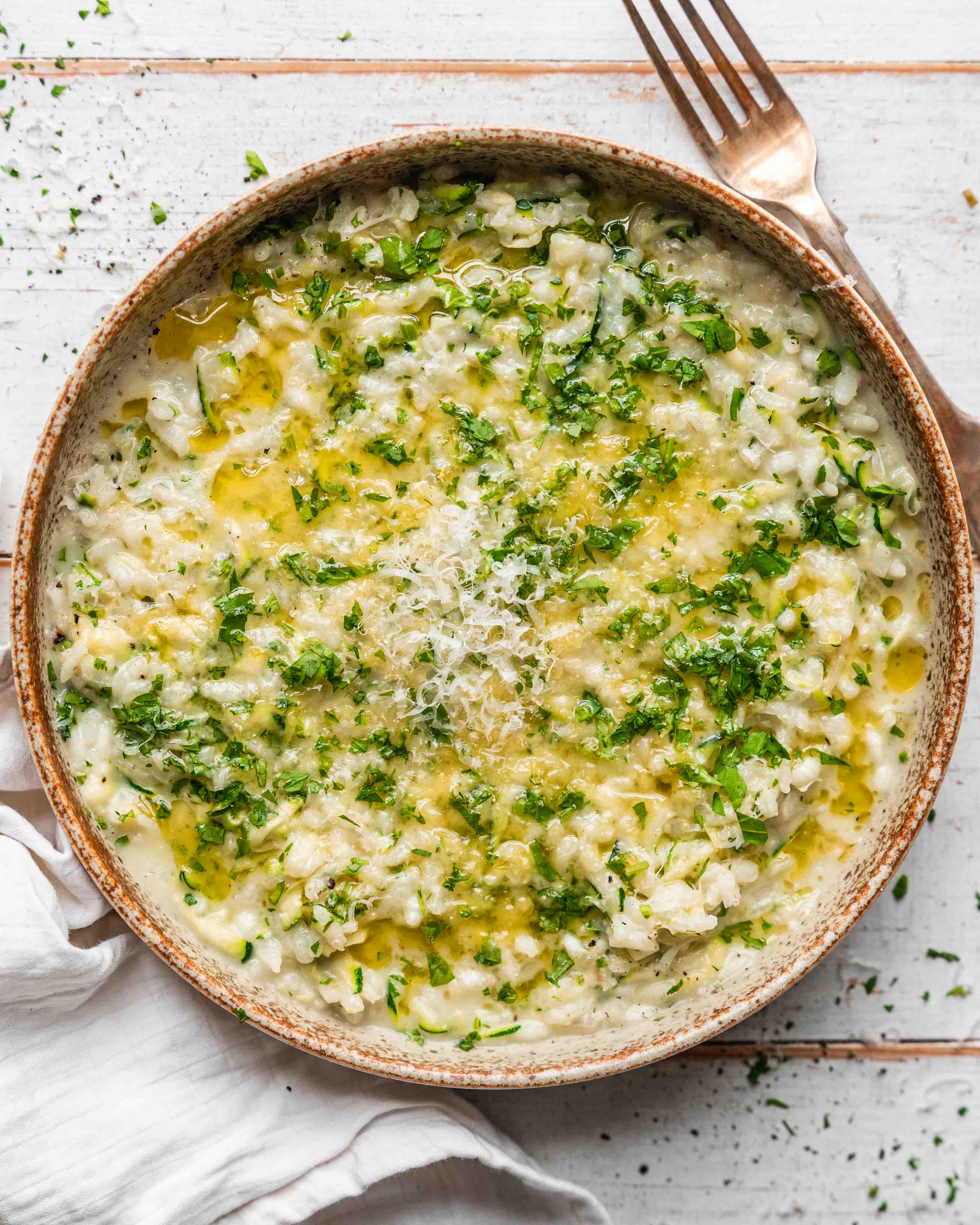 Courgette and Lemon Risotto